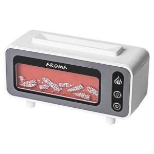 Kamin-Aromatherapie-Diffusor mit LED-Beleuchtung, 200 ml, Weiß 145967301 - Lufterfrischer