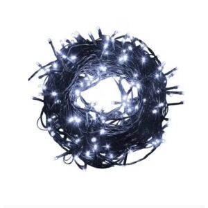 Weihnachtslichterkette für den Innenbereich, 48 m, 450 LEDs, 8 Programme, Kaltweiß 145967316 - Lichterketten