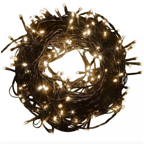 Weihnachtslichterkette für den Innenbereich, 93 m, 900 LEDs, 8 Programme, warmweiß 145967359