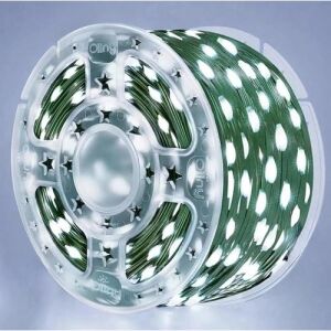 Vnútorné kovové drôtené reťazové svetlá 100m 1080 LED, 8 programov, so sieťovou zástrčkou, studená biela 145967402 - Vianoce