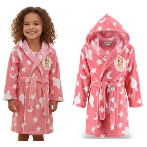 DISNEY Bluey extra weicher Kinderbademantel 4 Jahr (104 cm) 145967455 - Mode & Kleidung