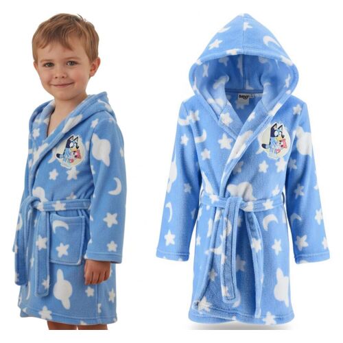 DISNEY Plavi dječji ogrtač Bluey extra mekan 6 godina (116 cm) 145967478