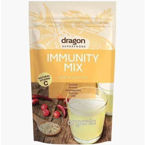 Dragon Superfoods Immunitáserősítő keverék, organikus immunerősítő természetes C-vitaminnal, vegán és gluténmentes - Szépség és egészség