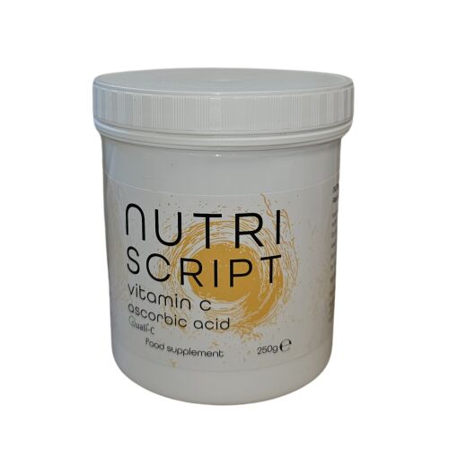 Nutriscript C-vitamin aszkorbinsav por 250g az immunrendszer támogatására - Egészségügyi eszköz