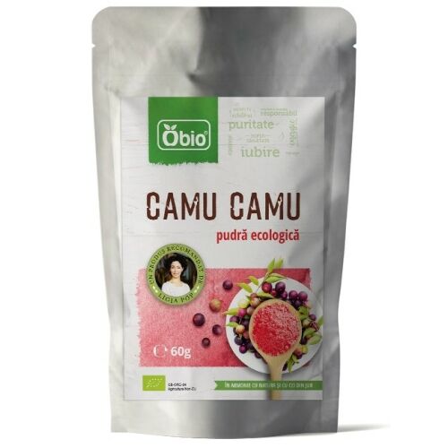 Obio Camu Camu por, 60g, bio kiegészítő az immunrendszer támogatására és a C-vitamin növelésére 
