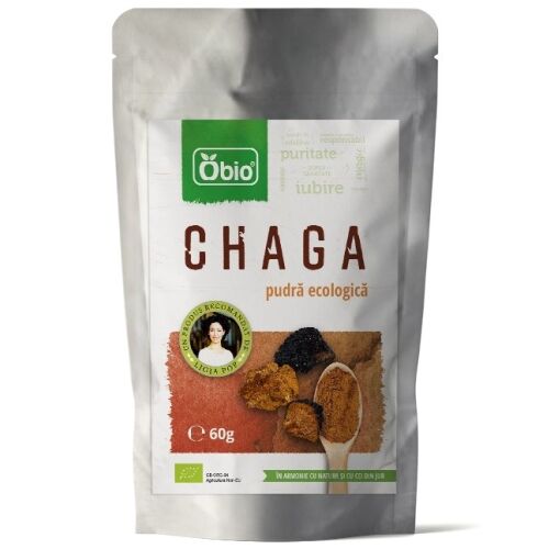 Obio Chaga Gomba Por 60g - Bio Immunerősítő - Egészségügyi eszköz