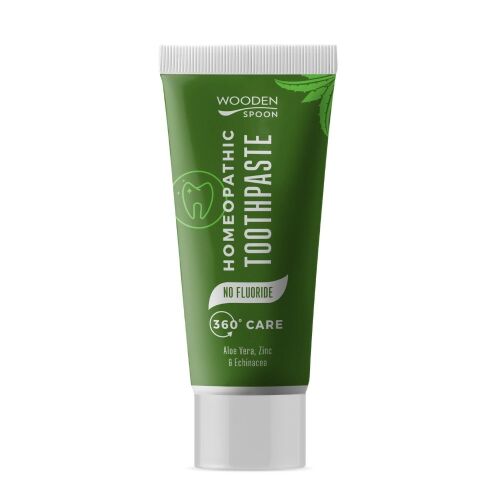360 Care természetes, fluormentes homeopata fogkrém, 75 ml, Wooden Spoon 145968615 - Szépség és egészség