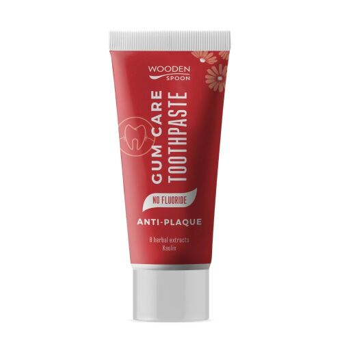Fluormentes fogkrém Gum Care, természetes, 75 ml, Wooden Spoon 145968645 - Szájápolás