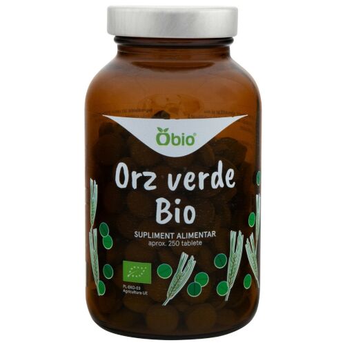Obio Orz Verde Bio, 250 tabletta, zöld árpa kiegészítő méregtelenítéshez és emésztéshez - Szépség és egészség