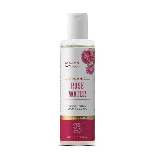 Wooden Spoon Bio Rózsavíz 200ml, Rosa Damascena arc tonik - Testápolás és higiénia
