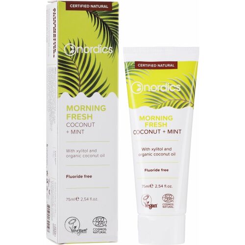 Bio kókuszos és mentás Nordics reggeli frissítő fogkrém, 75 ml 145968885 - Szájápolás