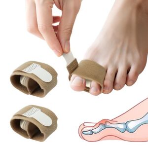 Hallux valgus korrektor lábujj-elválasztóval, 2 darabos, állítható szalaggal és szilikon betéttel, csökkenti a bütyök és az átfedő lábujjak fájdalmát, nőknek és férfiaknak 145969827 - Lábápolási eszköz