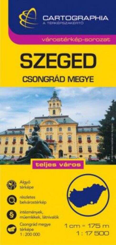 Szeged Várostérkép 1:17 500