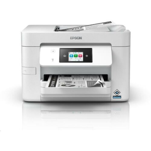 Мултифункционален принтер Epson Printer PRO WF-M4619DWF 4-в-1, принтер, копир, факс, скенер, монохромен, A4, 36ppm, ADF, бял 145973534
