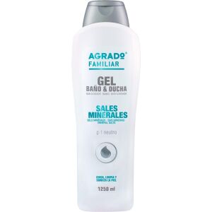 Tusfürdő Semleges pH-értékű Ásványi Sókkal 1250ml Agrado 145973747 - Tusfürdő