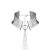 Désir Métalique Collar Silver testékszer 145974732