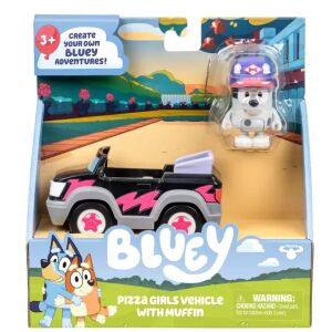 Bluey: Auto Pizza s figuricom Muffin