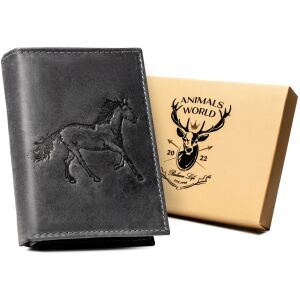 Férfi bőr pénztárca N4-CHM-HORSE FEKETE 145976358 - Férfi pénztárca