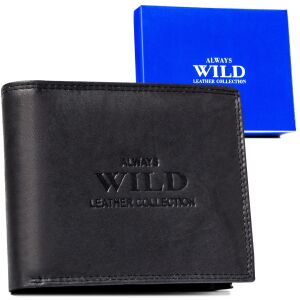 Férfi bőr pénztárca AW-N992-MAL-0462 Fekete 145976768 - Férfi pénztárca