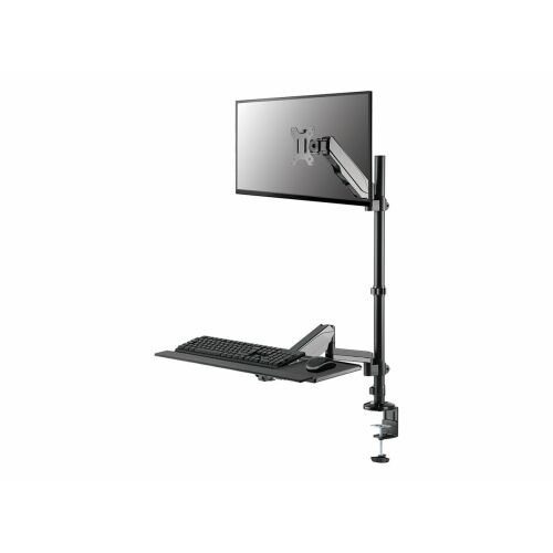 Neomounts DS90-325BL1 Sit-stand workstation desk 1 screen - 17-32" - 1-9 kg (curved 6 kg) - gas spring - black 145977101