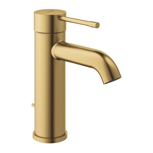 Grohe Essence egykaros mosdócsap, S méret, szálcsiszolt hűvös napkelte, áramláskorlátozó 5,7 l/perc, 28 mm-es kerámiapatron, szett 145977209