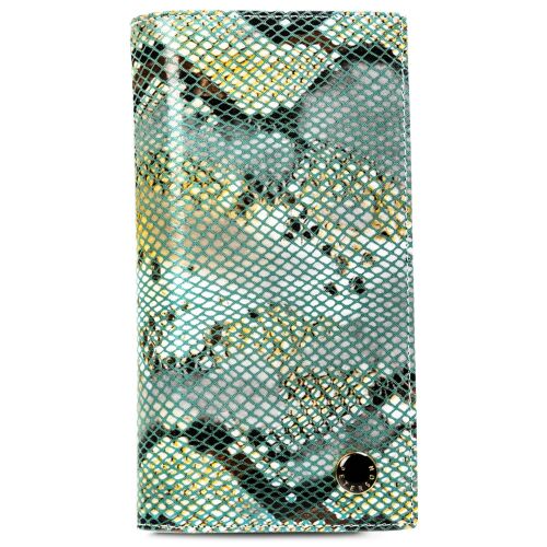 Női bőr pénztárca PTN 421431-SFL-6280 kék