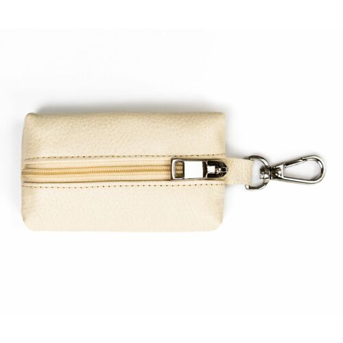 Bőr kulcstartó SKL-011A-NDM-1755 L.Beige 145978488
