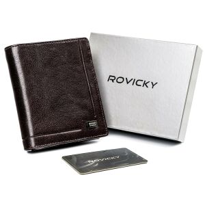 Férfi bőr pénztárca PC-106-BAR-6477 Barna 145978607 - Férfi pénztárca