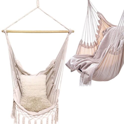 Bézs színű brazil függőágy 145979349