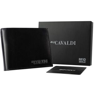 Bőr pénztárca 0035-BS-RFID FEKETE 145979376 - Férfi pénztárca