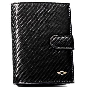 Karbon ajándékszett pénztárcával és kulcstartóval - Peterson 145979389 - Férfi pénztárca