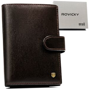 Férfi bőr pénztárca N74L-RVT-2282 sötétbarna 145979882 - Férfi pénztárca