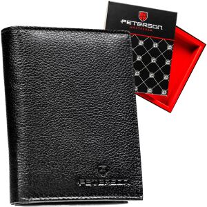 Férfi bőr pénztárca PTN N4-SPDM-FEKETE 145980254 - Férfi pénztárca