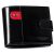 PTN 22305L-VT-E-2589 Fekete-piros bőr pénztárca 145980319