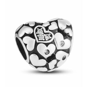 Ezüst Szív Medál Moduláris Karkötőhöz - Peterson 145980560 - Női ékszer