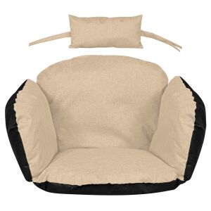 Kerti párna 112x113 cm függőszékhez gólyafészek vízálló bézs