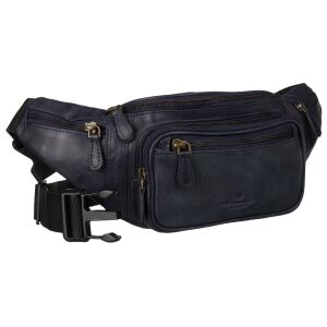 Bőr övtáska PTN 2506-HP NAVY