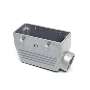 Fém burkolat, üres, 16 tűs, 16 A, oldalsó csatlakozás T0-EBM16GU10 145985057 - Ipari csatlakozó