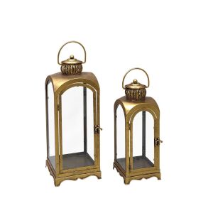 Arany fém lámpások 2db