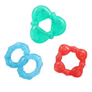 Bright Starts Stay Cool Teethers, 3 darabos vízzel töltött rágóka szett babáknak - Csörgő