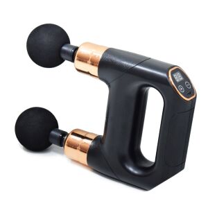 Duplafejes masszázspisztoly - 6 intenzitási fokozattal, 4 cserélhető fejjel (BBV) 145999217 - Szépség & Egészség