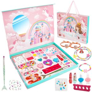 Fantasy magic sminkkészlet gyerekeknek - karkőtővel, fülbevalóval, gyűrűvel és sok kiegészítővel  (BBJ) 146001426 - Filctoll