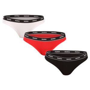 3PACK női tanga HUGO többszínű (50545680 968) M 146006253 - Divat & Öltözködés