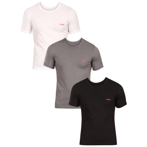 3PACK férfi póló HUGO többszínű (50532811 966) L