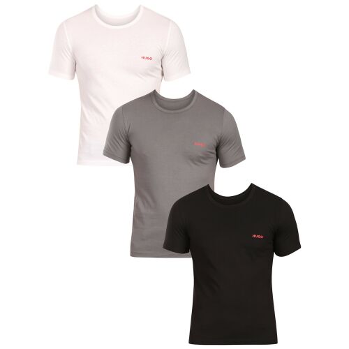 3PACK férfi póló HUGO többszínű (50532811 966) M