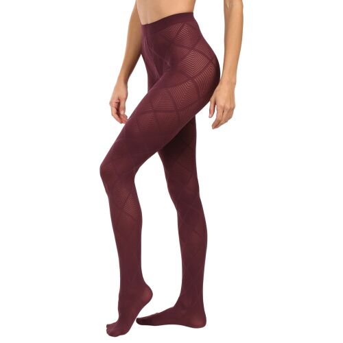 Női nejlon harisnyanadrágGolden Lady Illúzió 50 nap piros (156EEE N01A) M/L