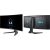 Alienware AW3423DW gamer monitor elöl és hátul