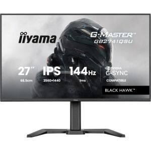 iiyama G-MASTER GB2741QSU-B1 számítógép monitor 68,6 cm (27") 2560 x 1440 pixelek Fekete (GB2741QSU-B1) 146011470 - Iiyama