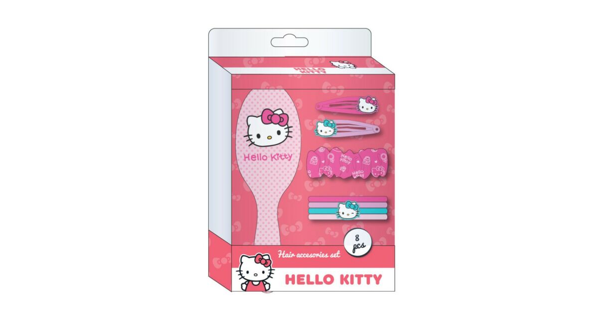 Hello Kitty Haarschmuck-Set mit Schleifen | Pepita.com