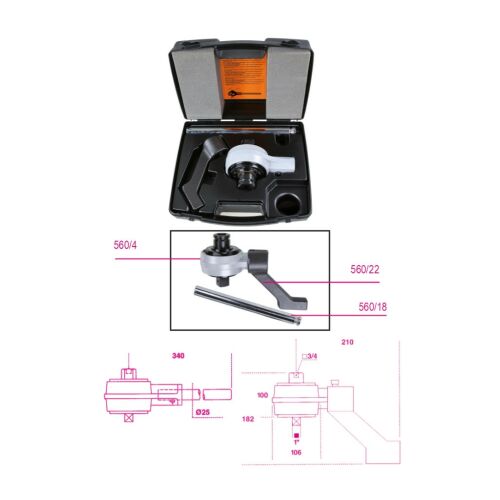 560/4 Nyomatéksokszorozó Áttétel 5:1 Kitámasztó karral 146017602